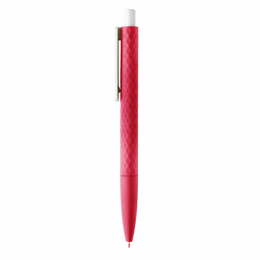 Notebook with pen.